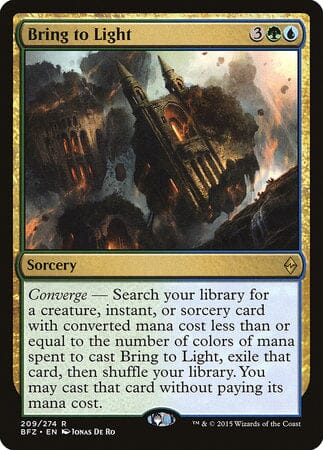 Bring to Light [Battle for Zendikar] MTG Single Magic: The Gathering  | Multizone: Comics And Games