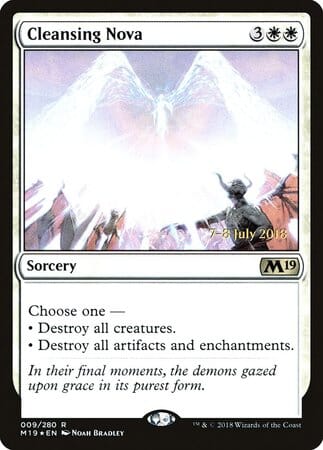 Cleansing Nova [Core Set 2019 Promos] MTG Single Magic: The Gathering  | Multizone: Comics And Games