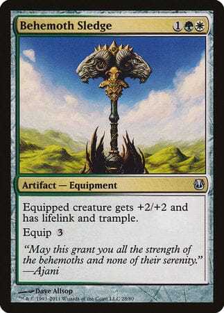 Behemoth Sledge [Duel Decks: Ajani vs. Nicol Bolas] MTG Single Magic: The Gathering  | Multizone: Comics And Games