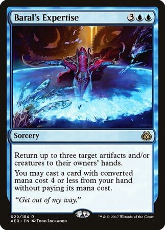 Baral's Expertise [Aether Revolt] MTG Single Magic: The Gathering  | Multizone: Comics And Games