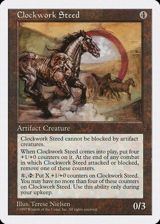 Clockwork Steed [Fifth Edition] MTG Single Magic: The Gathering  | Multizone: Comics And Games