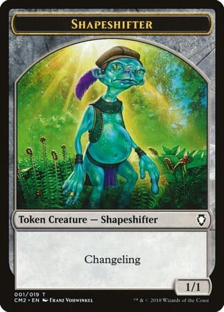 Shapeshifter Token [Commander Anthology Volume II Tokens] MTG Single Magic: The Gathering  | Multizone: Comics And Games