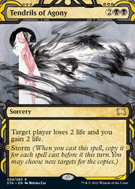 Tendrils of Agony (Etched Foil) [Strixhaven Mystical Archive] MTG Single Magic: The Gathering  | Multizone: Comics And Games