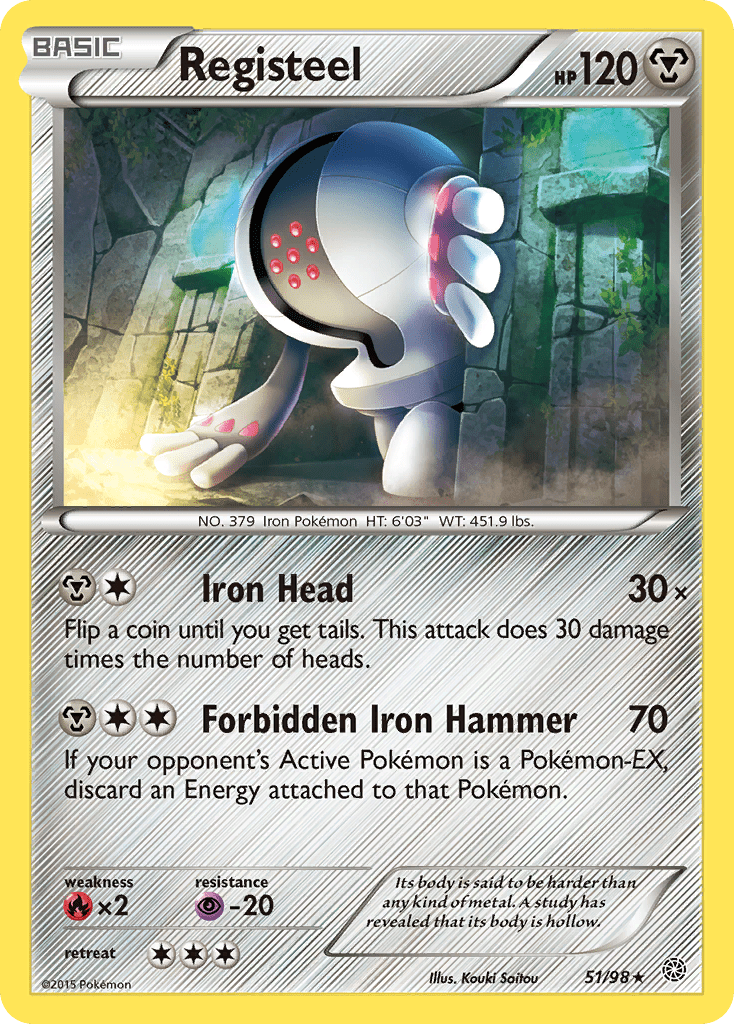 Registeel (51/98) [XY: Ancient Origins] Pokemon Single Pokémon  | Multizone: Comics And Games