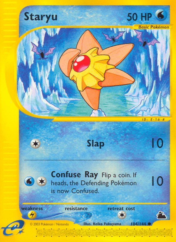 Staryu (104/144) [Skyridge] Pokemon Single Pokémon  | Multizone: Comics And Games