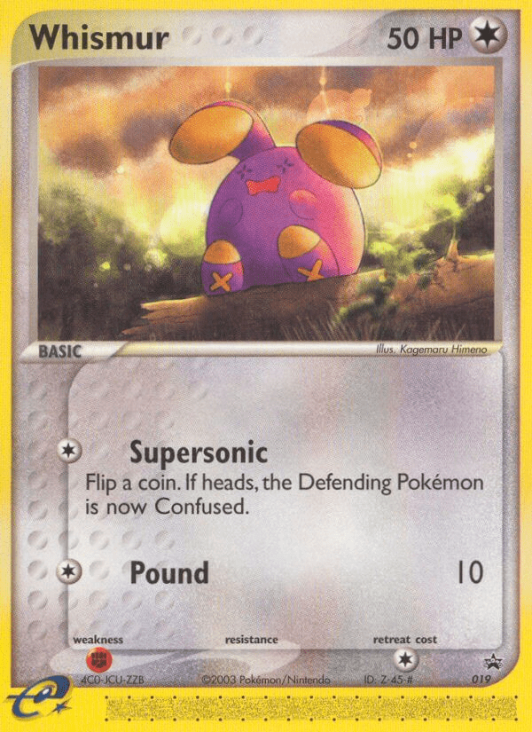 Whismur (019) [Nintendo: Black Star Promos] Pokemon Single Pokémon  | Multizone: Comics And Games