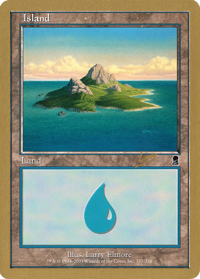 Island (rl337) (Raphael Levy) [World Championship Decks 2002] MTG Single Magic: The Gathering  | Multizone: Comics And Games