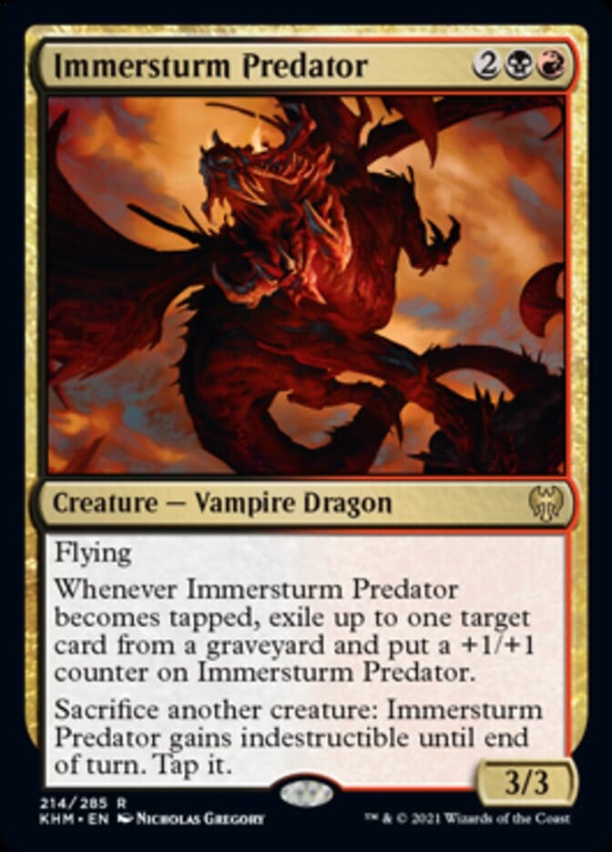 Immersturm Predator [Kaldheim] MTG Single Magic: The Gathering  | Multizone: Comics And Games