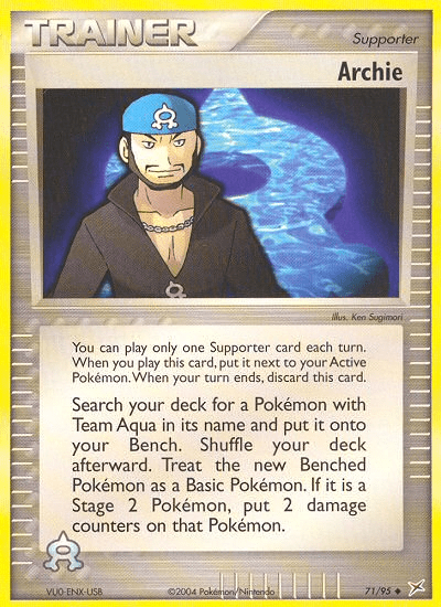 Archie (71/95) [EX: Team Magma vs Team Aqua] Pokemon Single Pokémon  | Multizone: Comics And Games