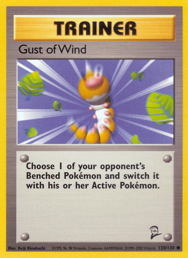 Gust of Wind (120/130) [Base Set 2] Pokemon Single Pokémon  | Multizone: Comics And Games