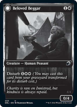 Beloved Beggar // Generous Soul [Innistrad: Double Feature] MTG Single Magic: The Gathering  | Multizone: Comics And Games