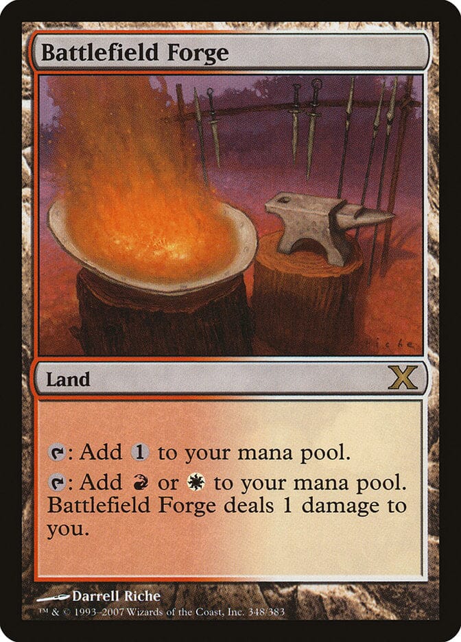 Battlefield Forge [Tenth Edition] MTG Single Magic: The Gathering  | Multizone: Comics And Games