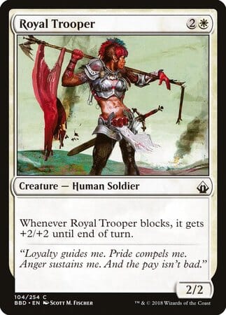 Royal Trooper [Battlebond] MTG Single Magic: The Gathering  | Multizone: Comics And Games