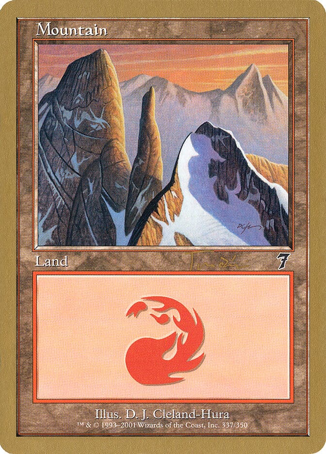 Mountain (jt337) (Jan Tomcani) [World Championship Decks 2001] MTG Single Magic: The Gathering  | Multizone: Comics And Games