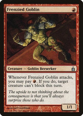 Frenzied Goblin [Ravnica: City of Guilds] MTG Single Magic: The Gathering  | Multizone: Comics And Games