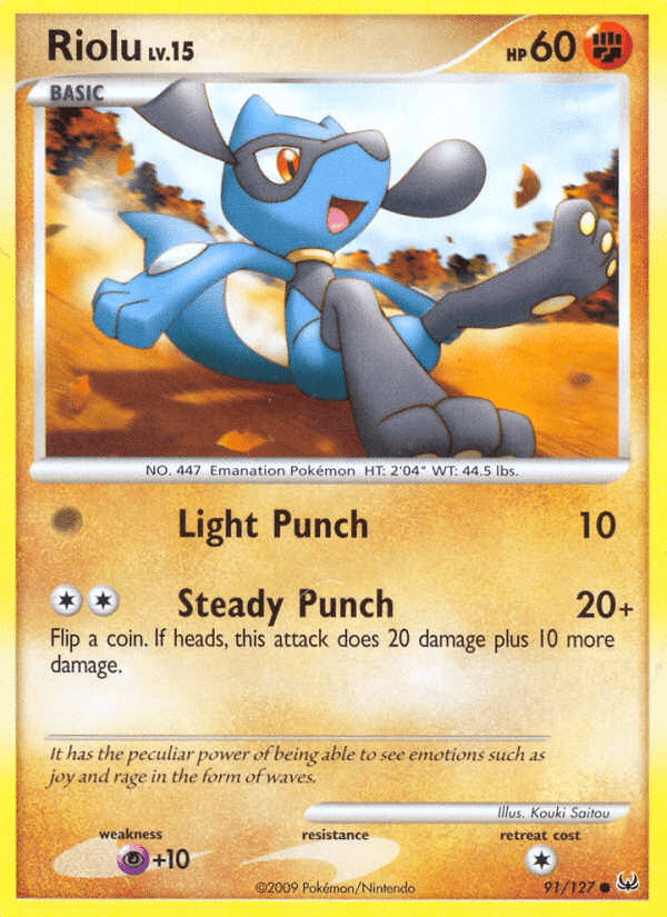 Riolu (91/127) [Platinum: Base Set] Pokemon Single Pokémon  | Multizone: Comics And Games