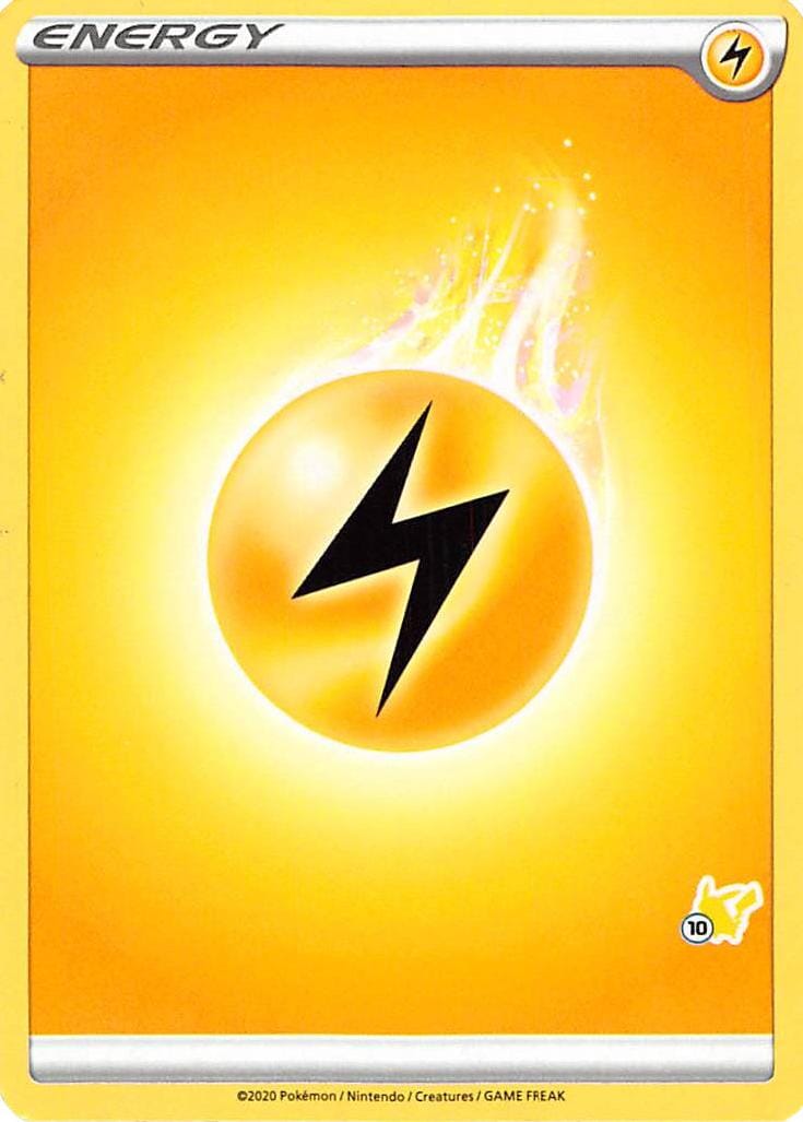 Lightning Energy (Pikachu Stamp #10) [Battle Academy 2022] Pokemon Single Pokémon  | Multizone: Comics And Games