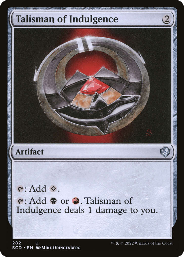 Talisman of Indulgence [Starter Commander Decks] MTG Single Magic: The Gathering  | Multizone: Comics And Games