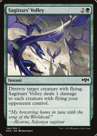 Sagittars' Volley [Ravnica Allegiance] MTG Single Magic: The Gathering  | Multizone: Comics And Games