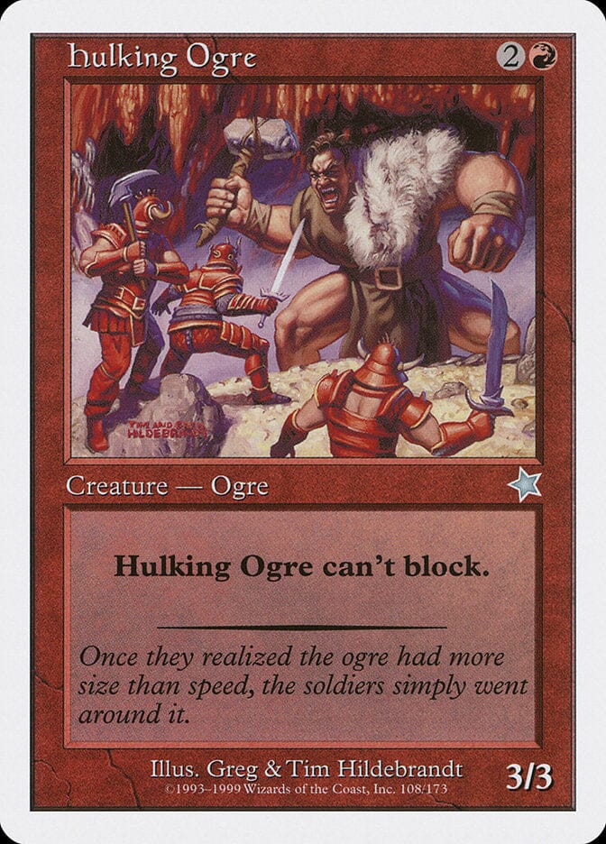 Hulking Ogre [Starter 1999] MTG Single Magic: The Gathering  | Multizone: Comics And Games