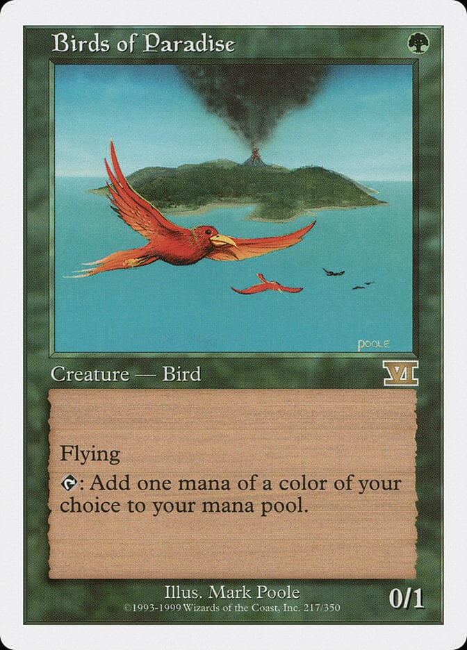 Birds of Paradise [Classic Sixth Edition] MTG Single Magic: The Gathering  | Multizone: Comics And Games