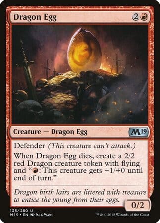 Dragon Egg [Core Set 2019] MTG Single Magic: The Gathering  | Multizone: Comics And Games