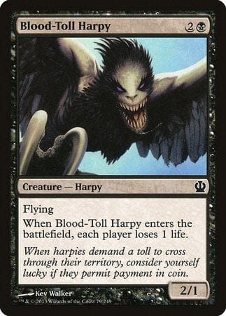 Blood-Toll Harpy [Theros] MTG Single Magic: The Gathering  | Multizone: Comics And Games