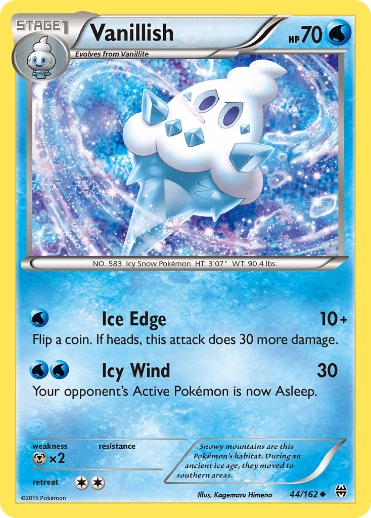 Vanillish (44/162) [XY: BREAKthrough] Pokemon Single Pokémon  | Multizone: Comics And Games