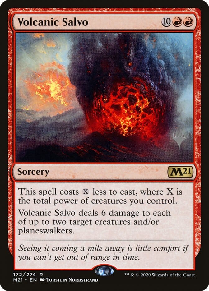 Volcanic Salvo (Promo Pack) [Core Set 2021 Promos] MTG Single Magic: The Gathering  | Multizone: Comics And Games