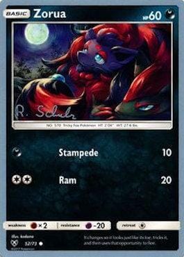 Zorua (52/73) (Victory Map - Robin Schulz) [World Championships 2018] Pokemon Single Pokémon  | Multizone: Comics And Games