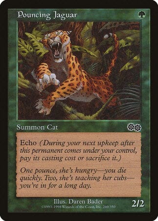 Pouncing Jaguar [Urza's Saga] MTG Single Magic: The Gathering  | Multizone: Comics And Games