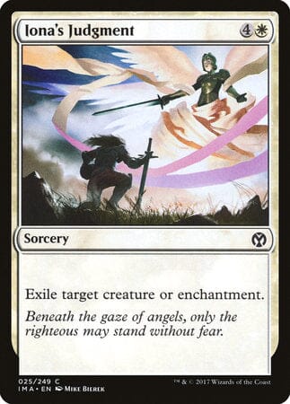 Iona's Judgment [Iconic Masters] MTG Single Magic: The Gathering  | Multizone: Comics And Games