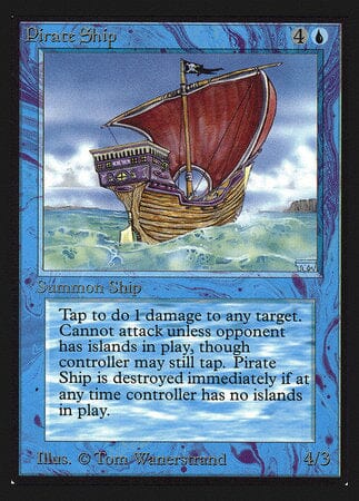 Pirate Ship (IE) [Intl. Collectors’ Edition] MTG Single Magic: The Gathering  | Multizone: Comics And Games