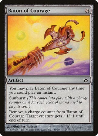 Baton of Courage [Fifth Dawn] MTG Single Magic: The Gathering  | Multizone: Comics And Games