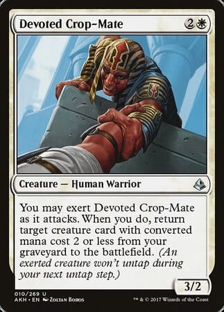 Devoted Crop-Mate [Amonkhet] MTG Single Magic: The Gathering  | Multizone: Comics And Games
