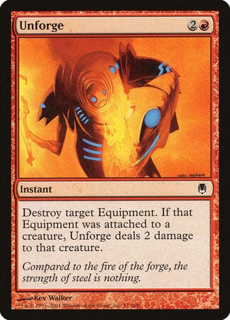 Unforge [Darksteel] MTG Single Magic: The Gathering  | Multizone: Comics And Games