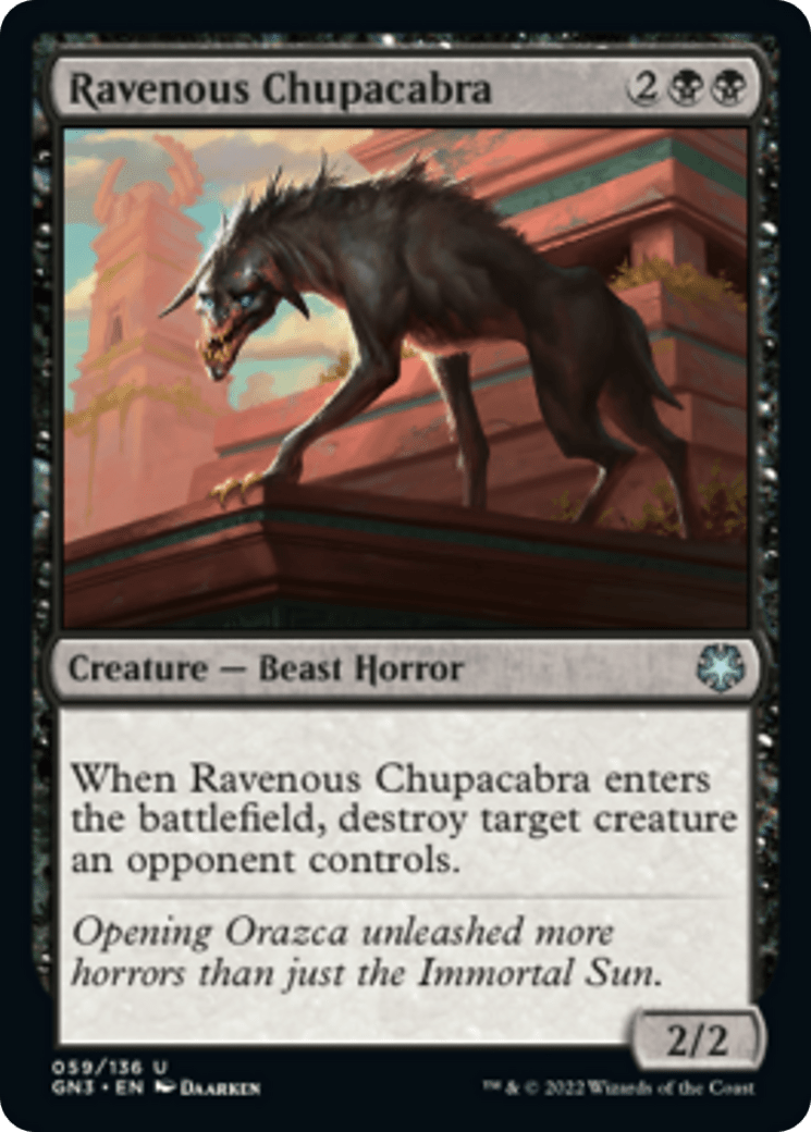 Ravenous Chupacabra [Game Night: Free-for-All] MTG Single Magic: The Gathering  | Multizone: Comics And Games