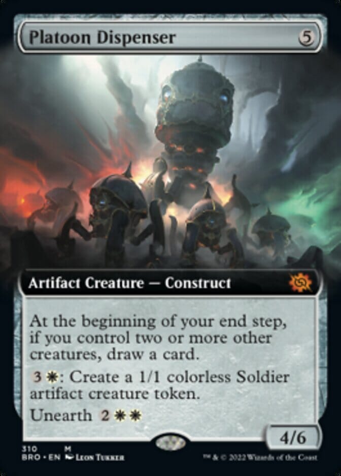 Platoon Dispenser (Extended Art) [The Brothers' War] MTG Single Magic: The Gathering  | Multizone: Comics And Games