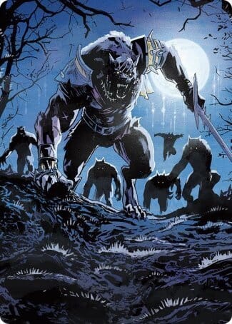 Tovolar, the Midnight Scourge 2 Art Card [Innistrad: Midnight Hunt Art Series] MTG Single Magic: The Gathering  | Multizone: Comics And Games