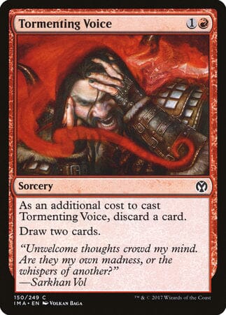 Tormenting Voice [Iconic Masters] MTG Single Magic: The Gathering  | Multizone: Comics And Games