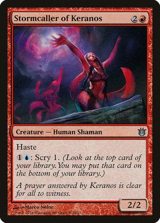 Stormcaller of Keranos [Born of the Gods] MTG Single Magic: The Gathering  | Multizone: Comics And Games