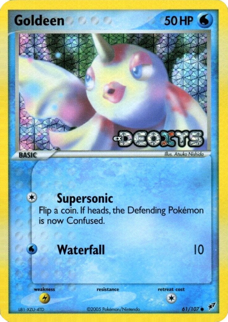 Goldeen (61/107) (Stamped) [EX: Deoxys] Pokemon Single Pokémon  | Multizone: Comics And Games