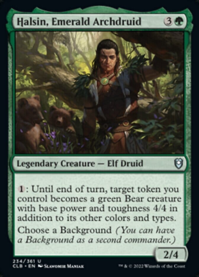 Halsin, Emerald Archdruid [Commander Legends: Battle for Baldur's Gate] MTG Single Magic: The Gathering  | Multizone: Comics And Games
