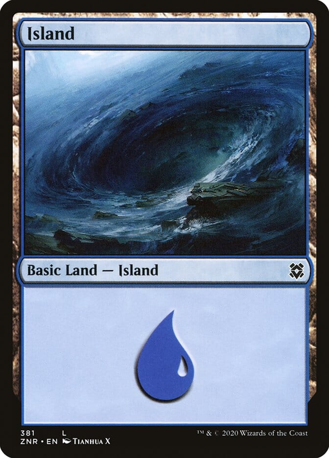 Island (381) [Zendikar Rising] MTG Single Magic: The Gathering  | Multizone: Comics And Games