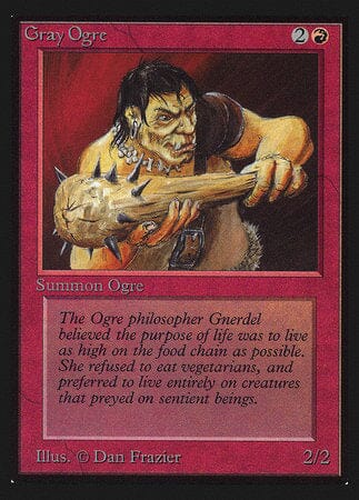 Gray Ogre (IE) [Intl. Collectors’ Edition] MTG Single Magic: The Gathering  | Multizone: Comics And Games