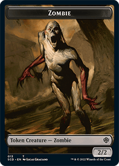 Zombie // Zombie Army Double-Sided Token [Starter Commander Decks] MTG Single Magic: The Gathering  | Multizone: Comics And Games