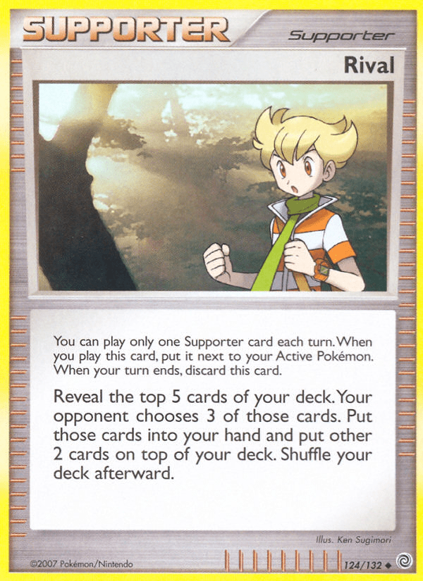 Rival (124/132) [Diamond & Pearl: Secret Wonders] Pokemon Single Pokémon  | Multizone: Comics And Games