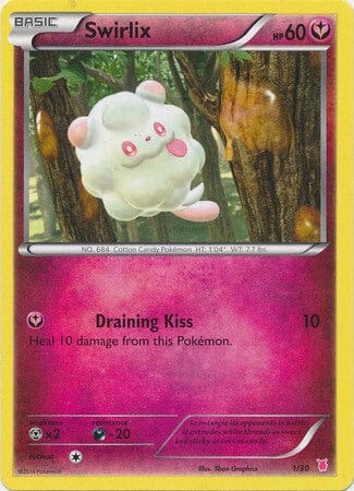 Swirlix (1/30) [XY: Trainer Kit 1 - Wigglytuff] Pokemon Single Pokémon  | Multizone: Comics And Games