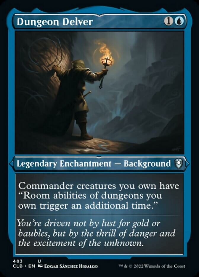 Dungeon Delver (Foil Etched) [Commander Legends: Battle for Baldur's Gate] MTG Single Magic: The Gathering  | Multizone: Comics And Games
