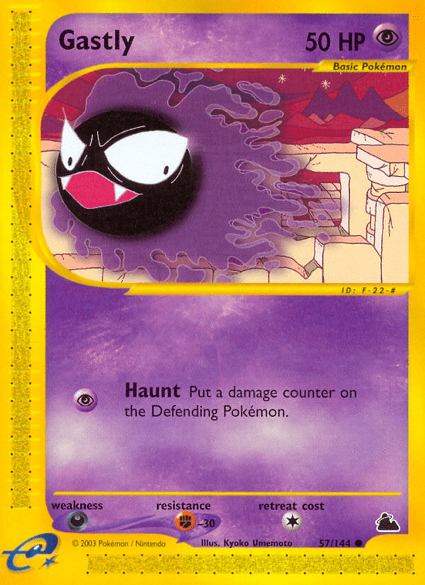 Gastly (57/144) [Skyridge] Pokemon Single Pokémon  | Multizone: Comics And Games